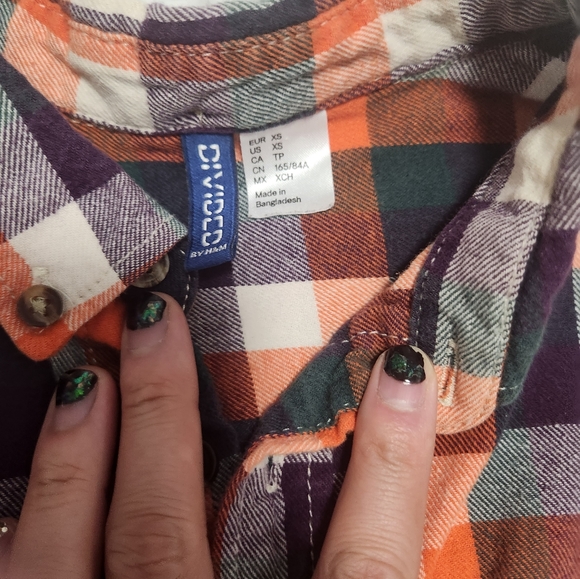 Fall and Halloween themes H&M flannel - Picture 3 of 3
